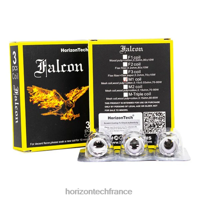 HorizonTech Falcon bobines (paquet de 3) bobine de maille m1 0,15ohm TZ8T162 Horizontech Paris