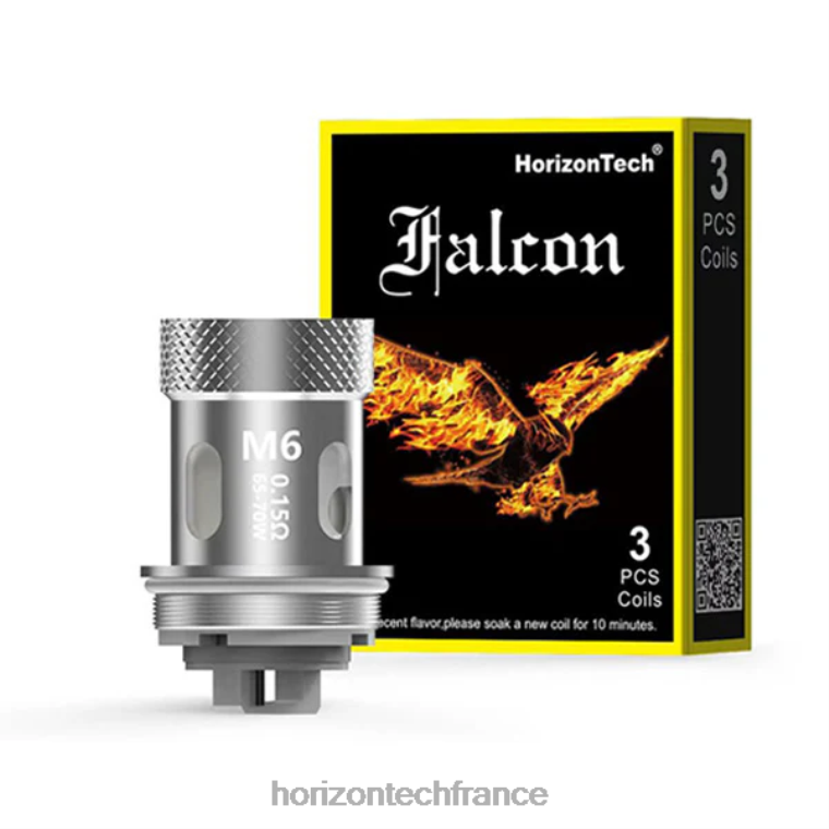 HorizonTech Falcon bobines (paquet de 3) m6 0,15 ohm (paquet de 3) TZ8T167 Horizontech Disposable Vape