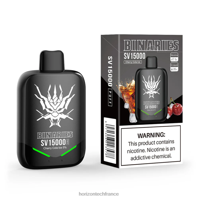 HorizonTech Binaries Cabin SV jetable glace au cola et aux cerises TZ8T88 Horizon Tech Vape