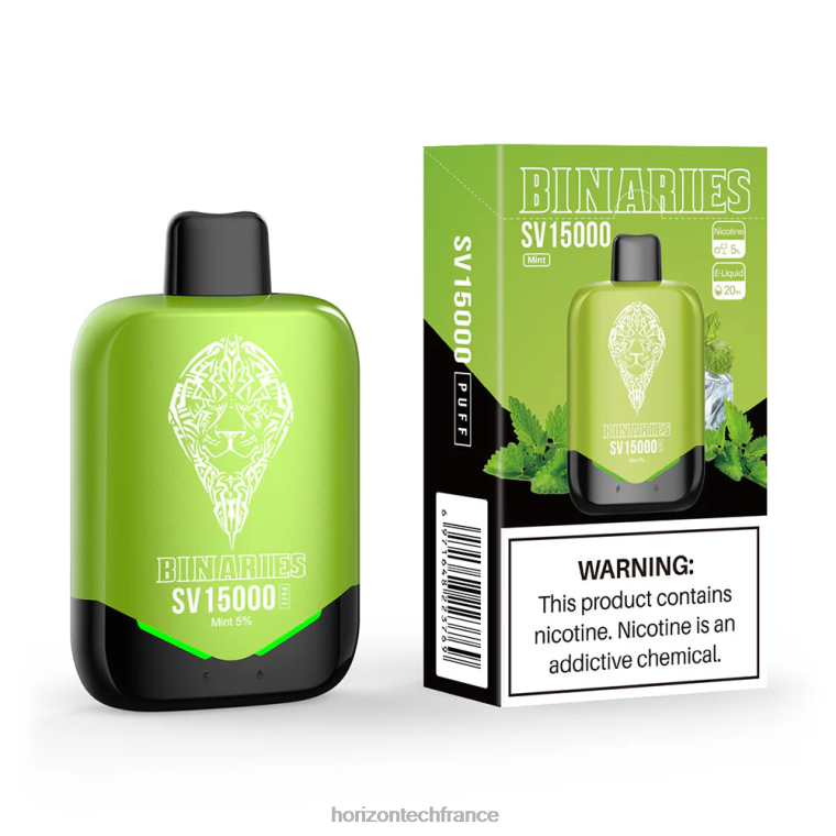 HorizonTech Binaries Cabin SV jetable menthe TZ8T90 Horizon Tech Vape Coils