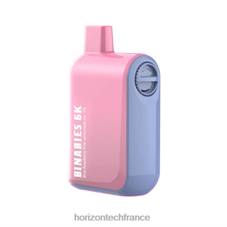 HorizonTech Binaries Cabin jetable 15ml glace à la limonade rose framboise bleue TZ8T32 Horizontech Paris