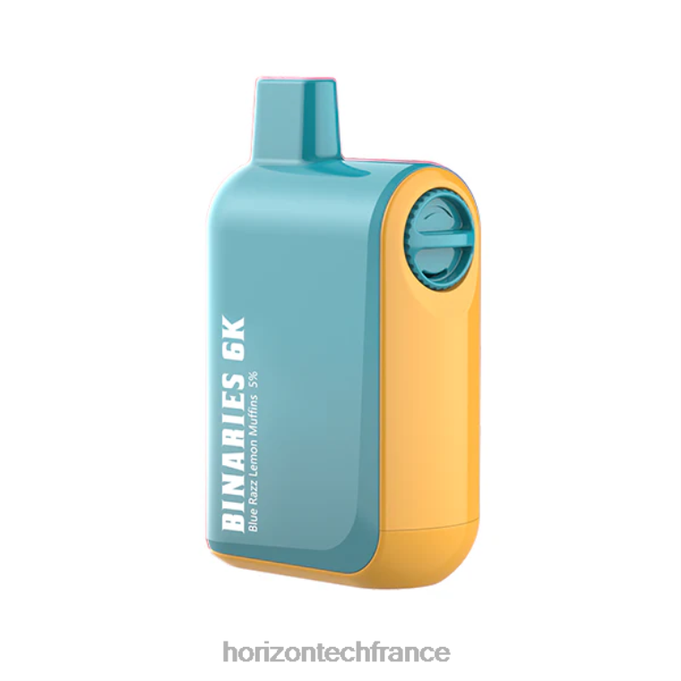 HorizonTech Binaries Cabin jetable 15ml muffins au citron bleu razz TZ8T33 Horizontech Vape France