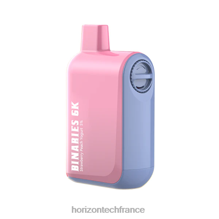 HorizonTech Binaries Cabin jetable 15ml yaourt aux fraises et aux pêches TZ8T43 Horizontech Vape France