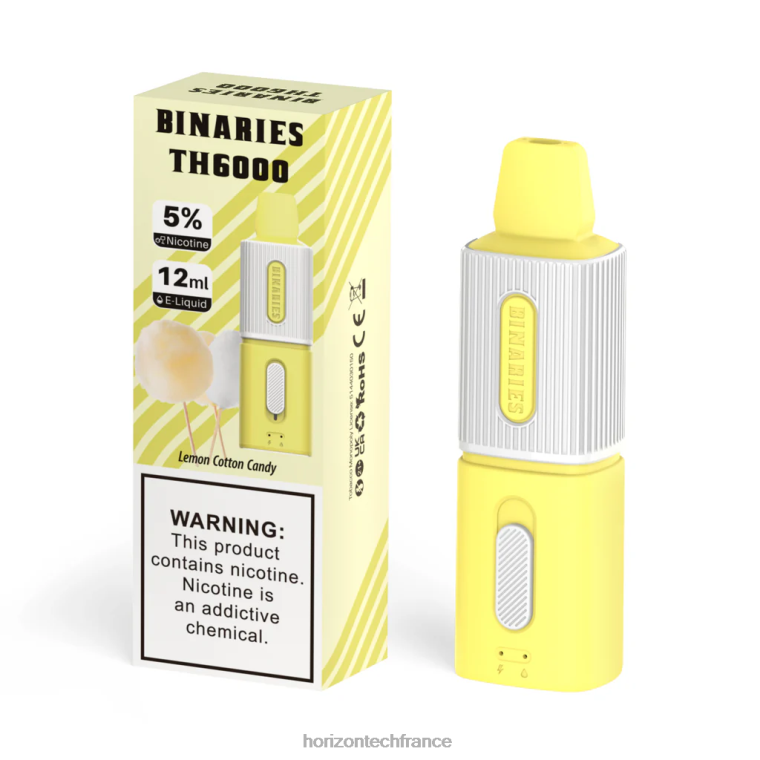barbe à papa au citron