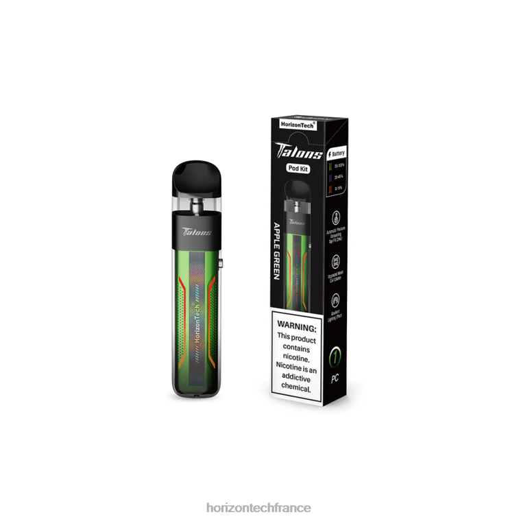HorizonTech Talons système de dosettes Pomme verte TZ8T197 Horizontech Vape
